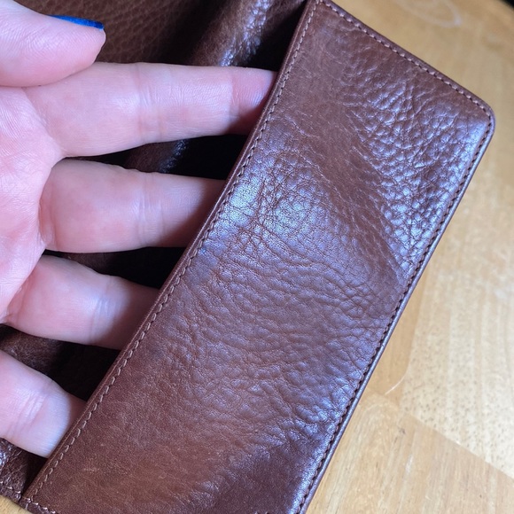Fossil leather extra part for wallet brown used in good condition - Picture 4 of 8
